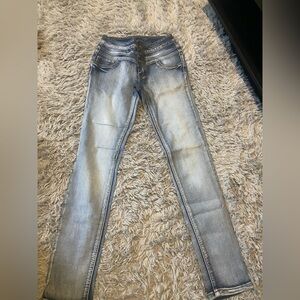 Rue21 Light Wash Skinny Jeans - Light Blue